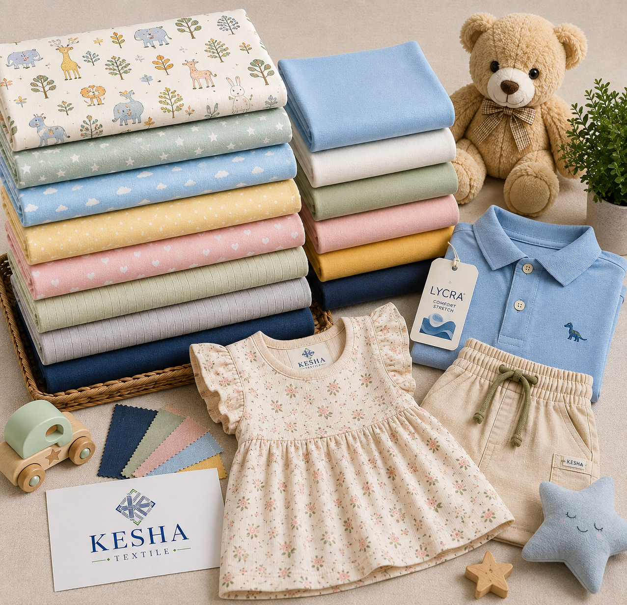 Kids wear fabrics